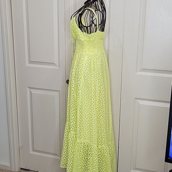 URBAN OUTFITTERS Reina Yellow Maxi Dress Size Small - Picture 8 of 13